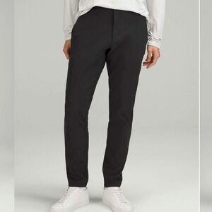 Lululemon Commission Slim Fit Pants‎ Black Stretch Casual Mens Size 30x30